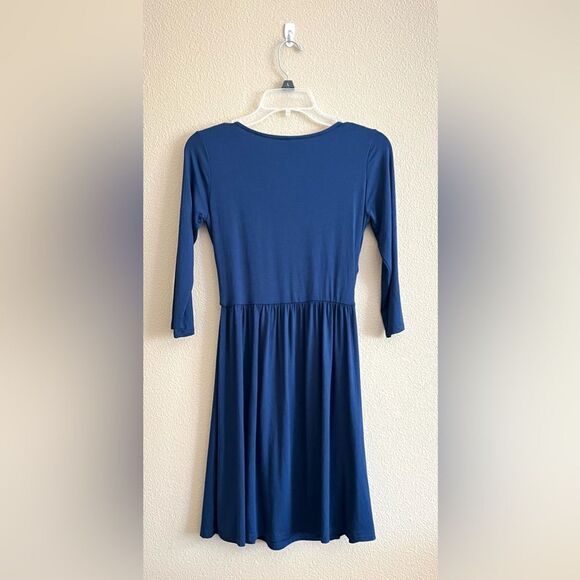 Modcloth Gilli Navy Faux Wrap Dress - Picture 6 of 9